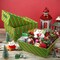 12 Pcs Christmas Baskets for Gift 8x10 Inch Empty Cardboard Baskets Bags Bulk with Handles DIY Gift Basket Market Tray Wine Basket for Xmas Gift Fill Giving(Stripe)